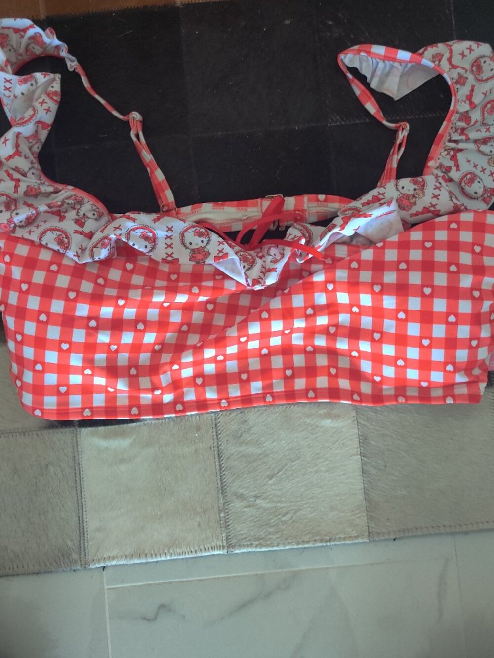Hot Topic Hello Kitty Bikini top size 2x New